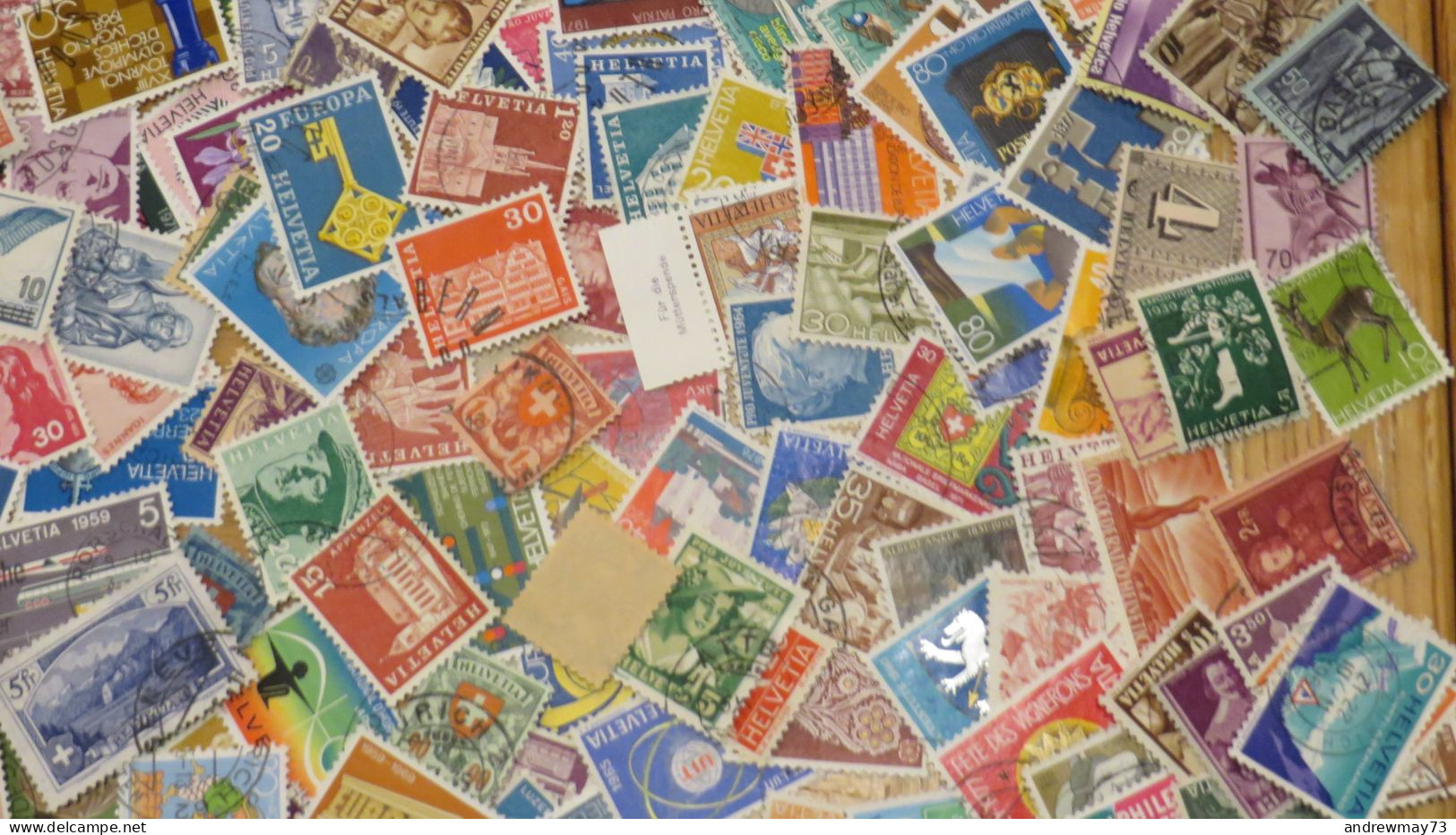 SWITZERLAND- NICE USED SELECTION- 724 DIFFERENT STAMPS- BARGAIN PRICE - Lotti/Collezioni