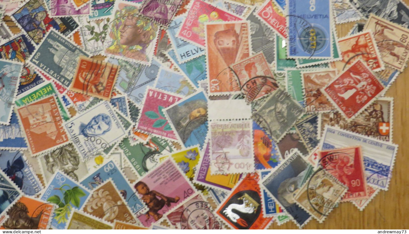 SWITZERLAND- NICE USED SELECTION- 724 DIFFERENT STAMPS- BARGAIN PRICE - Verzamelingen