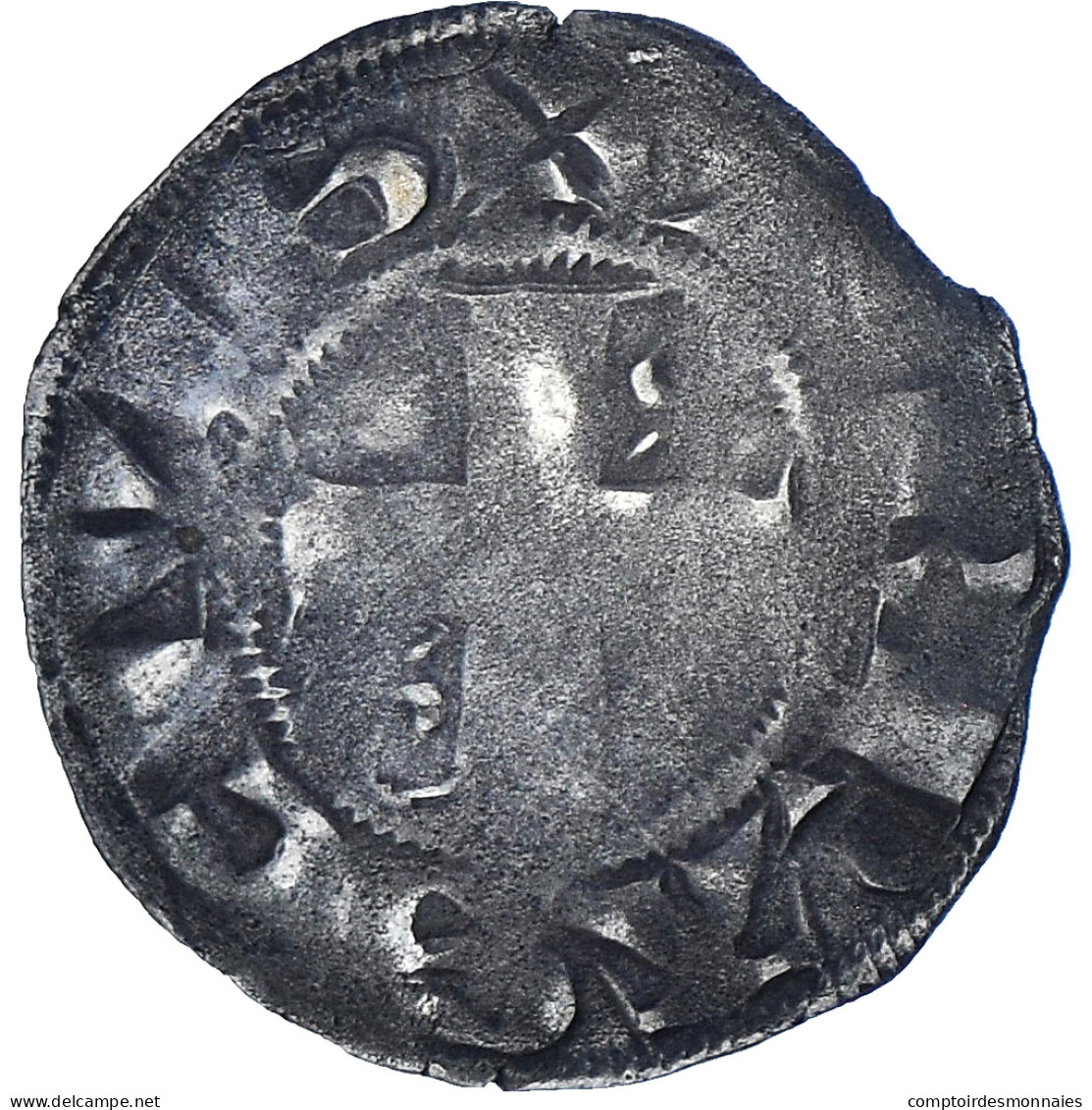 Monnaie, France, Philippe II, Denier, 1180-1223, Arras, TB, Billon, Duplessy:168 - 1180-1223 Philippe II Auguste