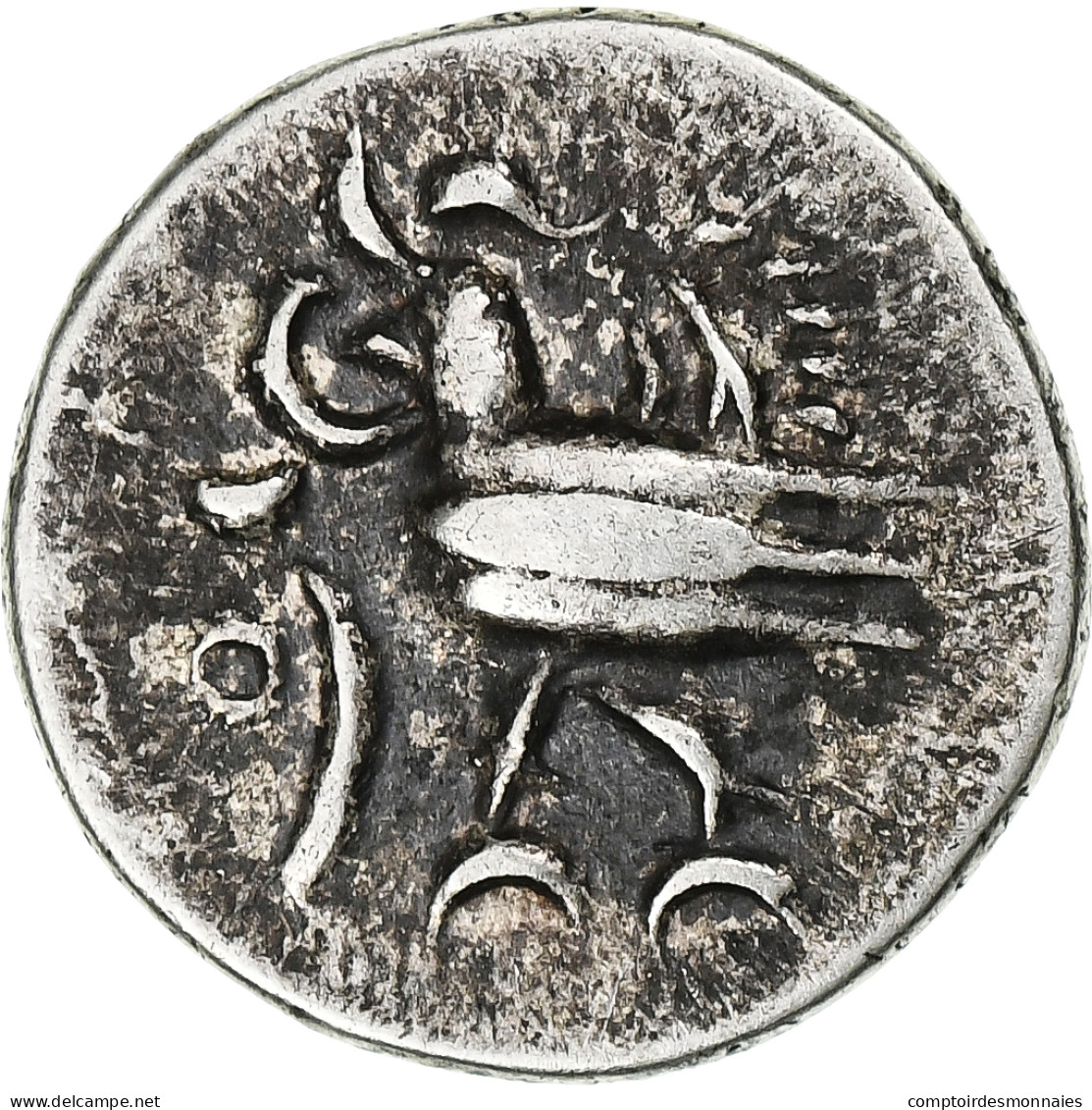 Cambodge, Norodom I, 2 Pe, 1/2 Fuang, ND (1847-1860), Argent, TTB - Camboya