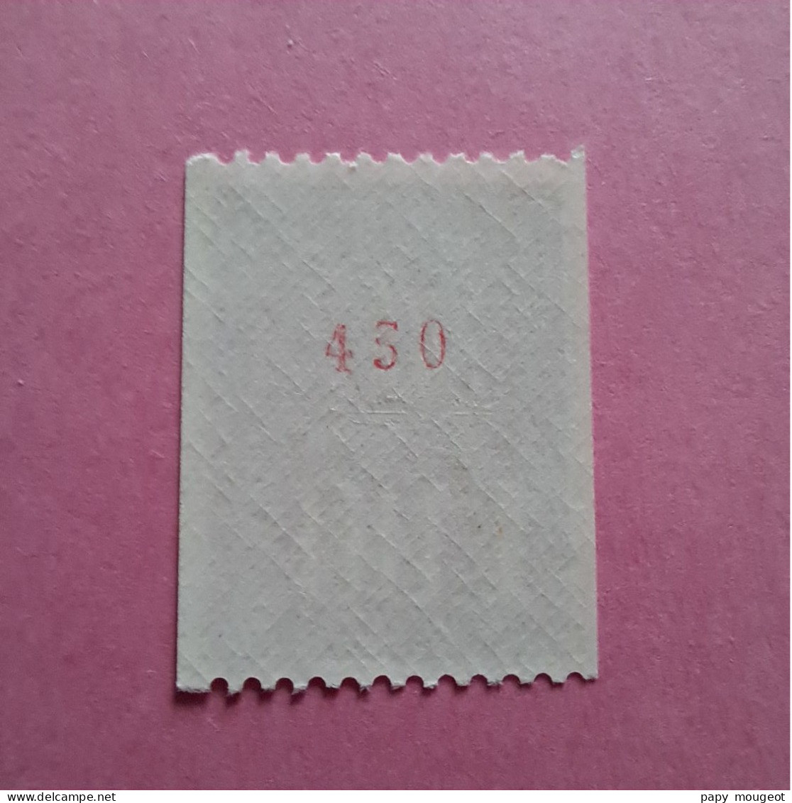 Roulette N°1895a 1 F. Rouge Numéro Rouge Au Verso Cote 2024 3€ - 1971-1976 Marianne (Béquet)