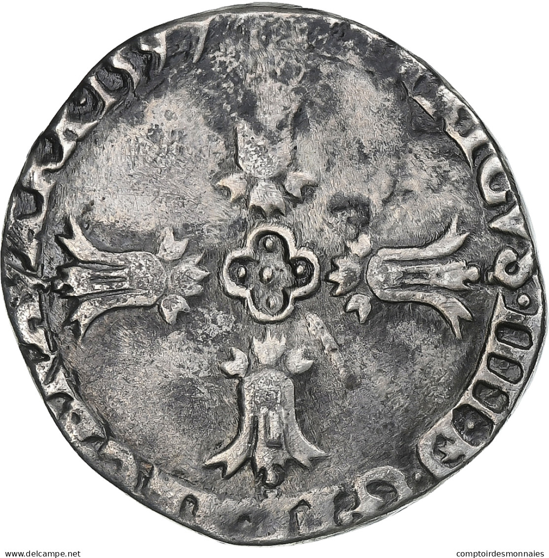 France, Henri IV, 1/4 Ecu, 1597, Bayonne, Argent, TTB, Gadoury:597 - 1589-1610 Henri IV Le Vert-Galant