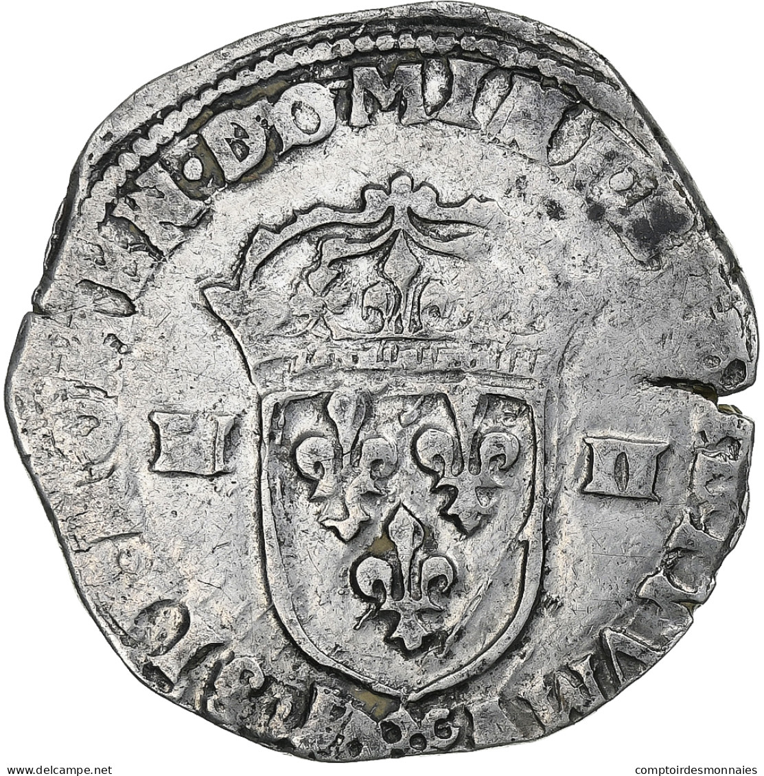 France, Henri IV, 1/4 Ecu, 1605, Bordeaux, Argent, TTB, Gadoury:597 - 1589-1610 Henri IV Le Vert-Galant