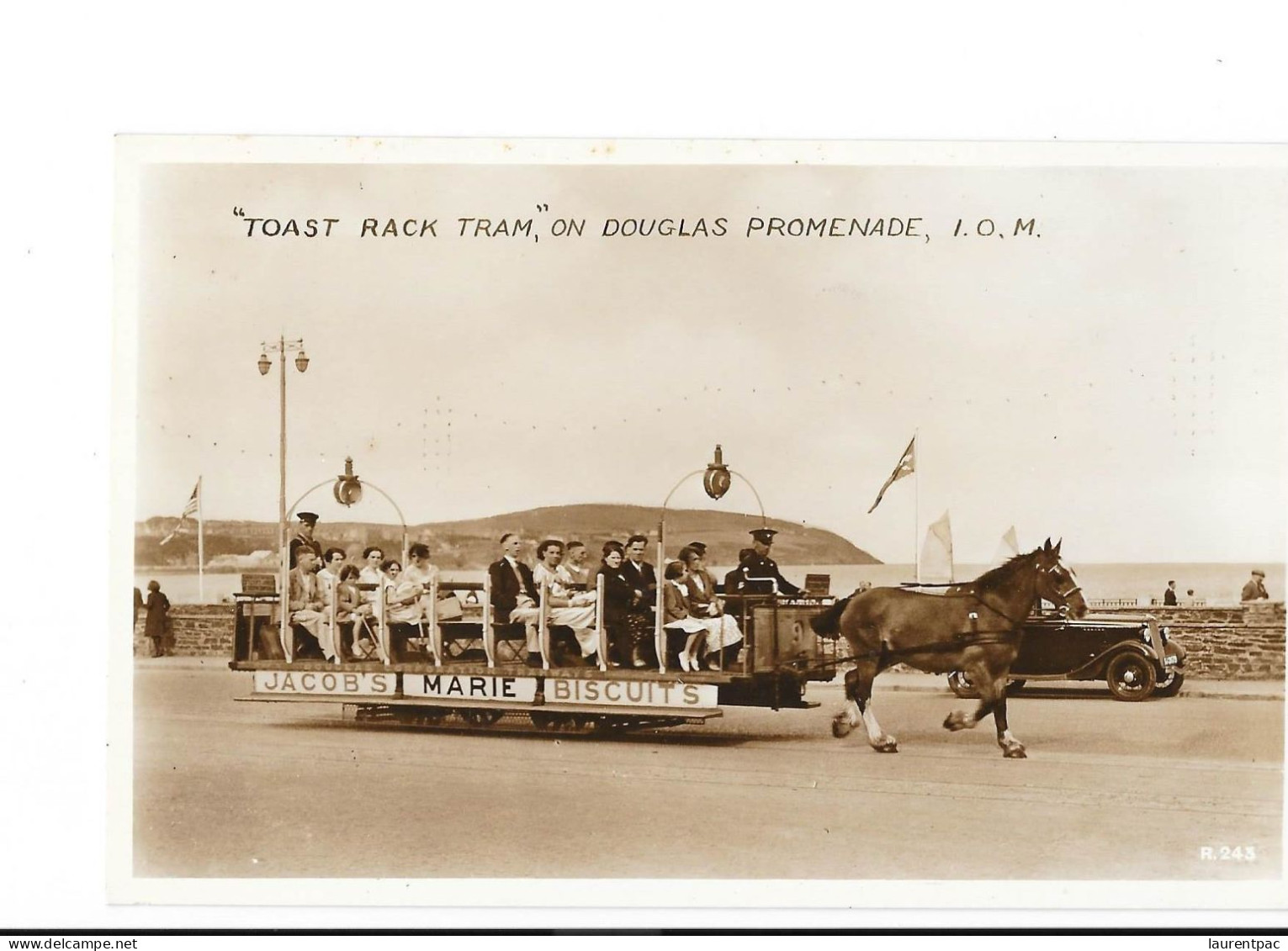 Toast Rack Tram On Douglas Promenade I.O.M. Isle Of Man - édit.  243 + Verso - Man (Eiland)