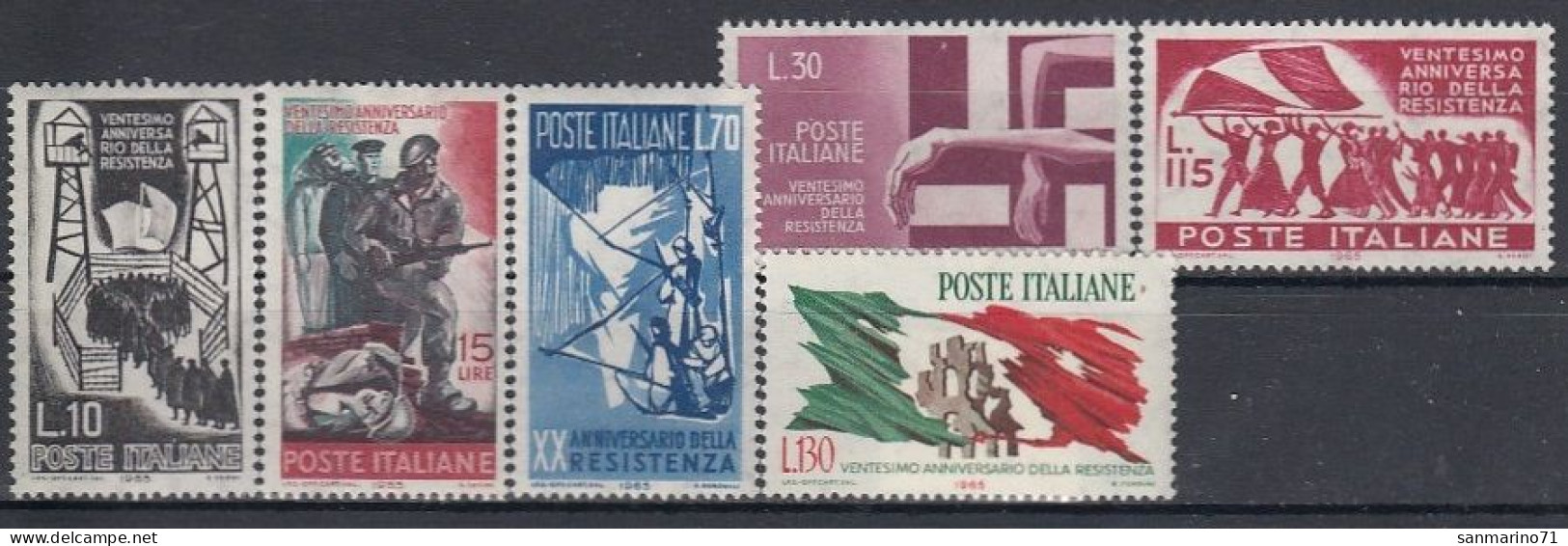 ITALY 1174-1179,unused - Non Classés
