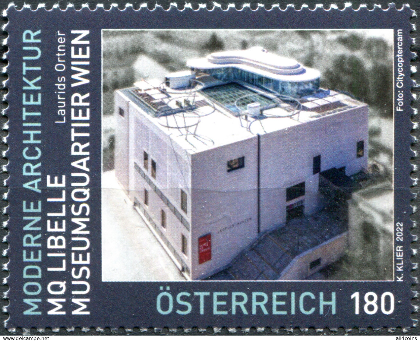 Austria 2022. Museums' Quarter Vienna. MQ Libelle (MNH OG) Stamp - Ungebraucht