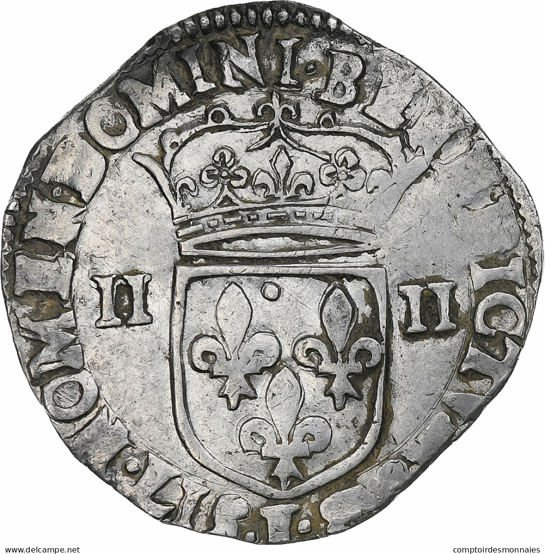 France, Louis XIII, 1/4 Ecu, 1629, Bayonne, Argent, TB+, Gadoury:27 - 1610-1643 Ludwig XIII. Der Gerechte