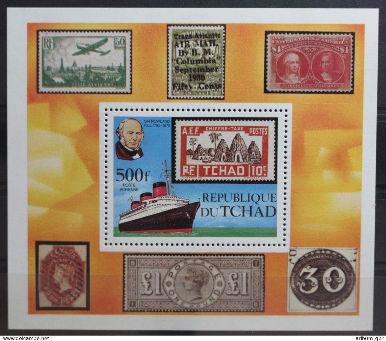 Tschad Block 79 Mit 876 Postfrisch #TE420 - Chad (1960-...)