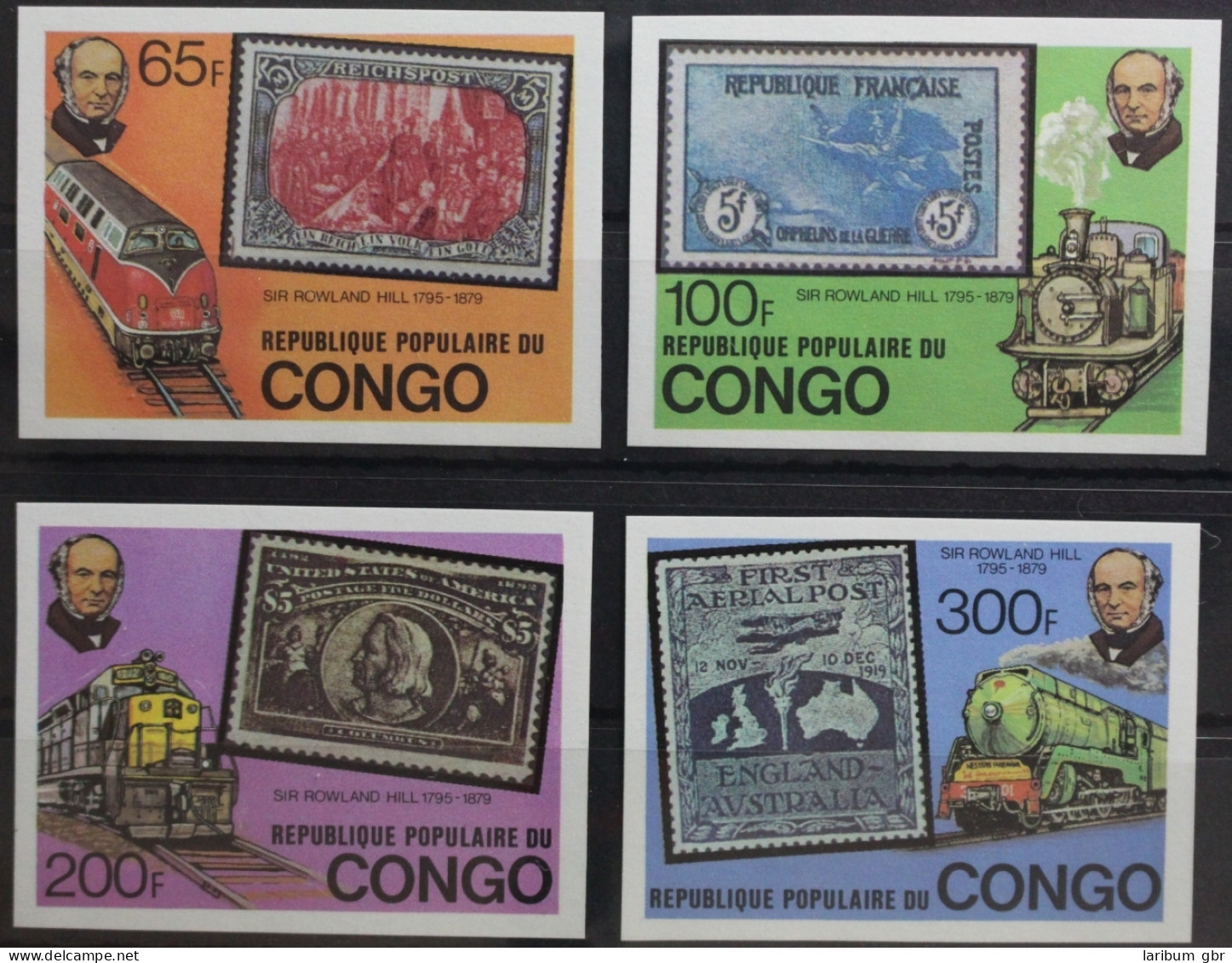 Kongo (Brazzaville) 680 B-683 B Postfrisch #TE403 - Sonstige & Ohne Zuordnung