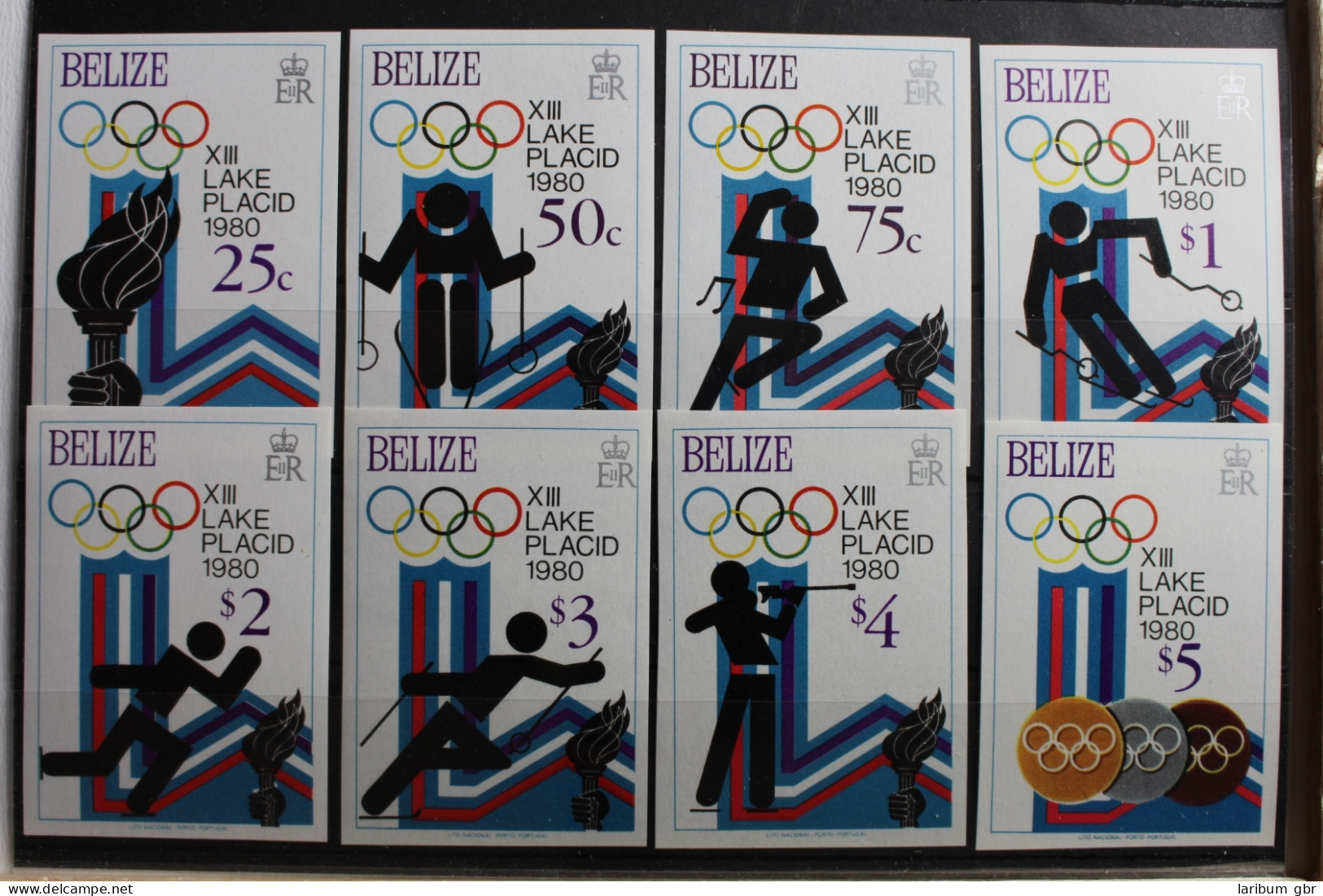 Belize 443B-450B Postfrisch Olympische Spiele #SA415 - Belize (1973-...)