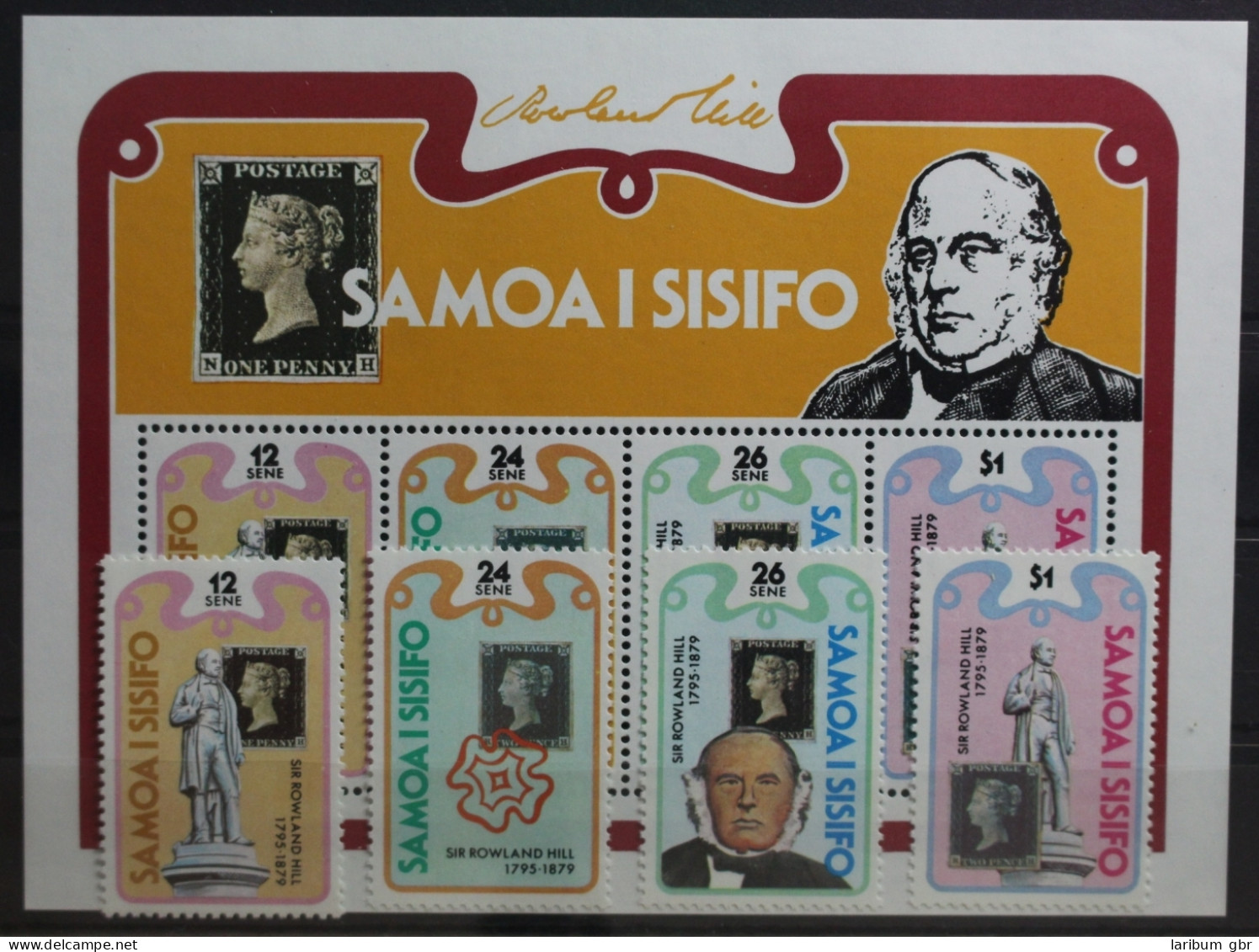 Samoa 415-418, Block 19 Mit 415-418 Postfrisch #TE438 - Samoa