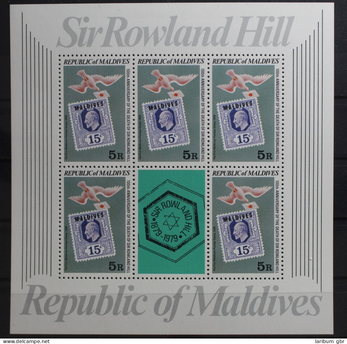 Malediven 820 C Postfrisch Als Kleinbogen #TE450 - Maldives (1965-...)