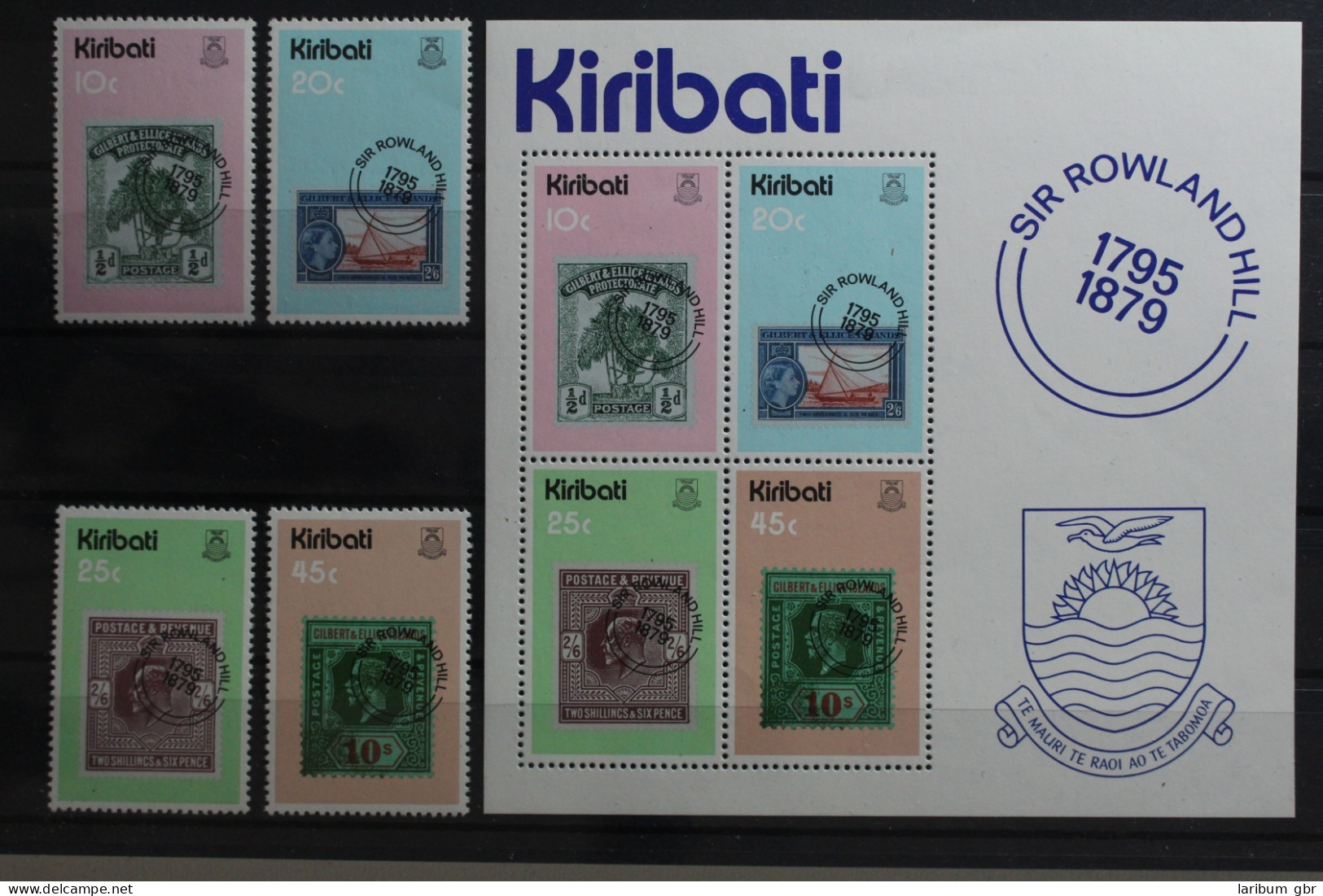 Kiribati 338-341, Block 6 Mit 338-341 Postfrisch #TE429 - Kiribati (1979-...)