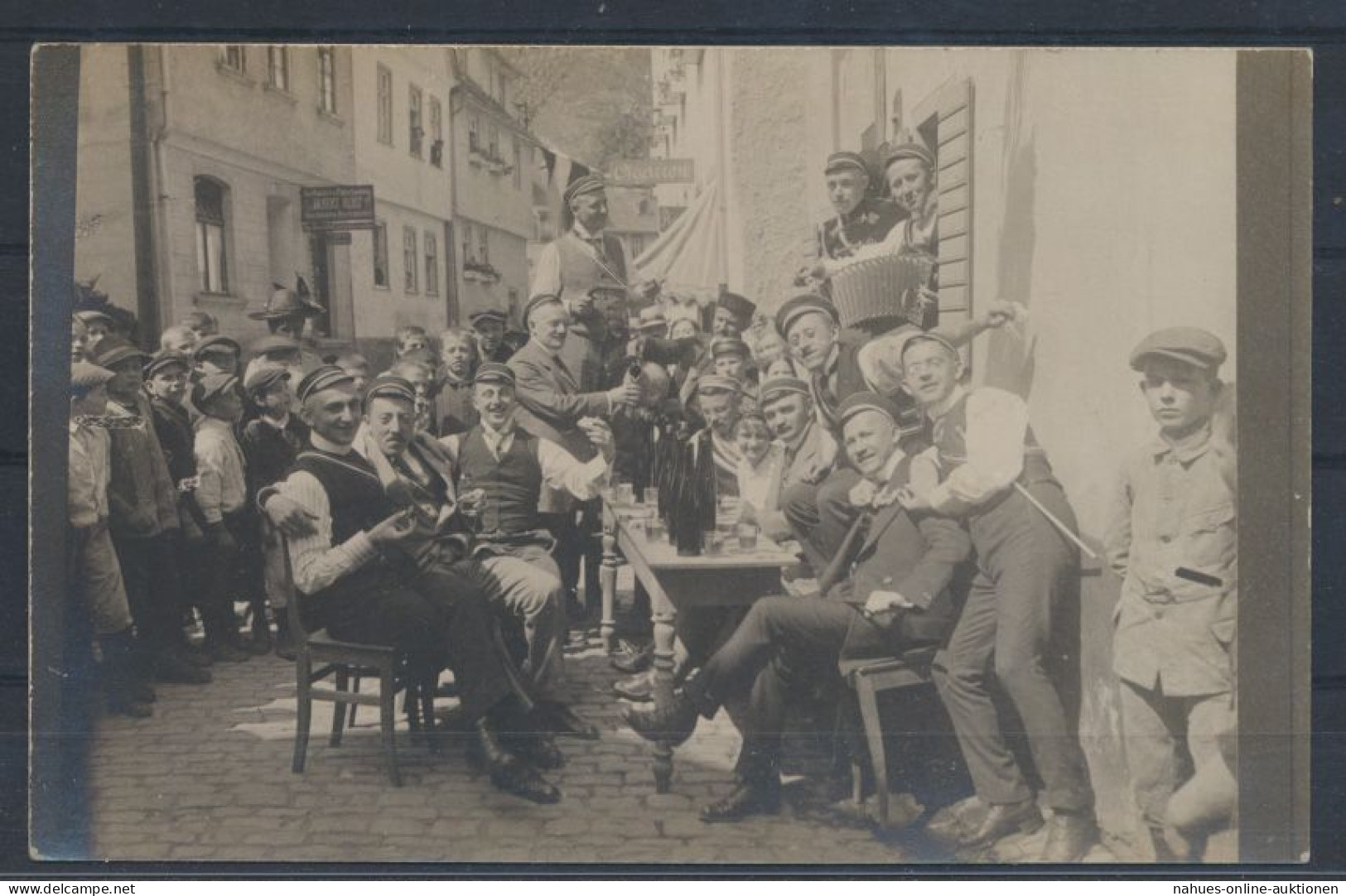 Foto Ansichtskarte Studentika Hanschriftlich 1910/11 Verlag Stephan Boppard - Scuole