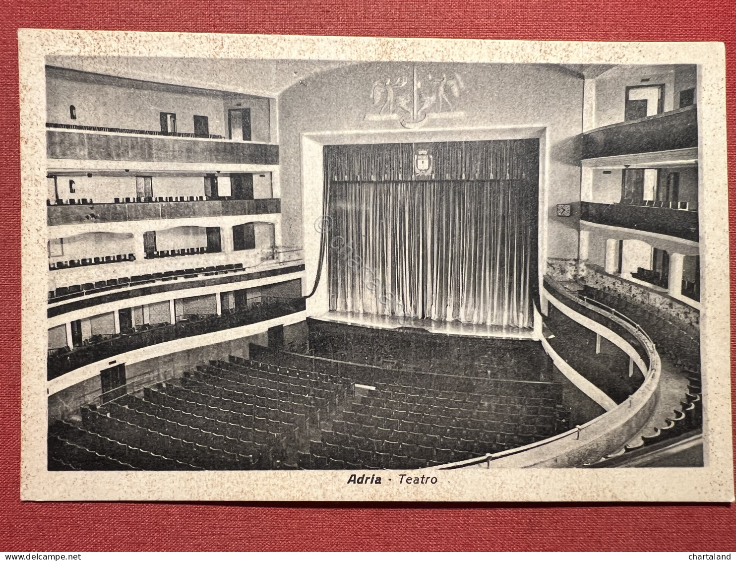 Cartolina - Adria ( Rovigo ) - Teatro - 1920 Ca. - Rovigo