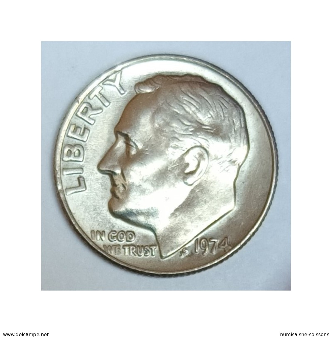 ETATS UNIS - KM 195 - 1 DIME 1974 - FRANKLIN ROOSEVELT - TTB/SUP - 1946-...: Roosevelt