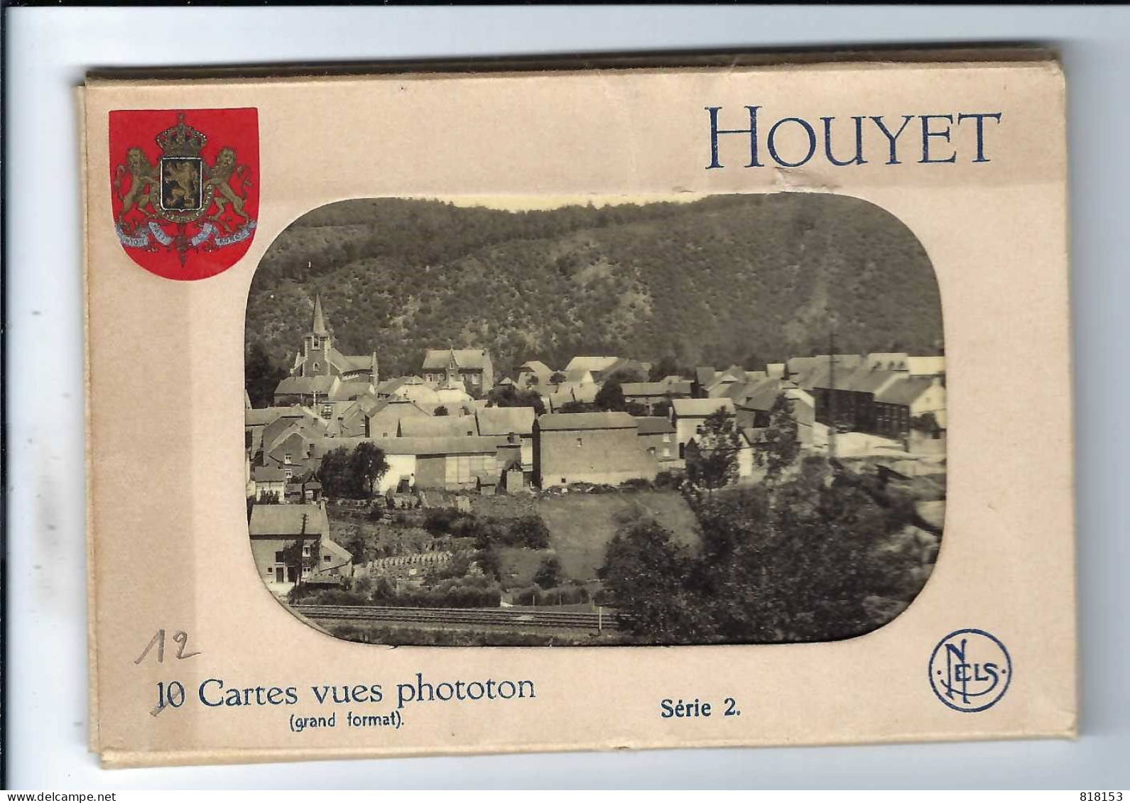 HOUYET  12 Cartes Vues Phototon (grand Format) Série 2  (port België 3,40€) - Houyet