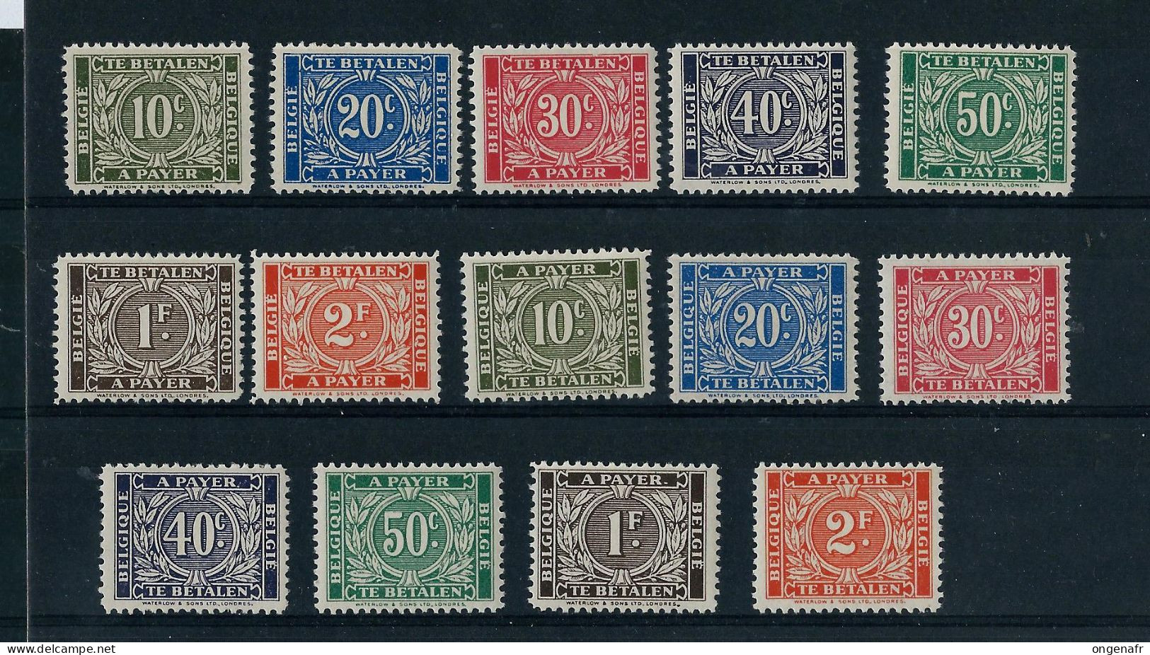 TX 49/55A  ( * ) Avec Charnière - Stamps