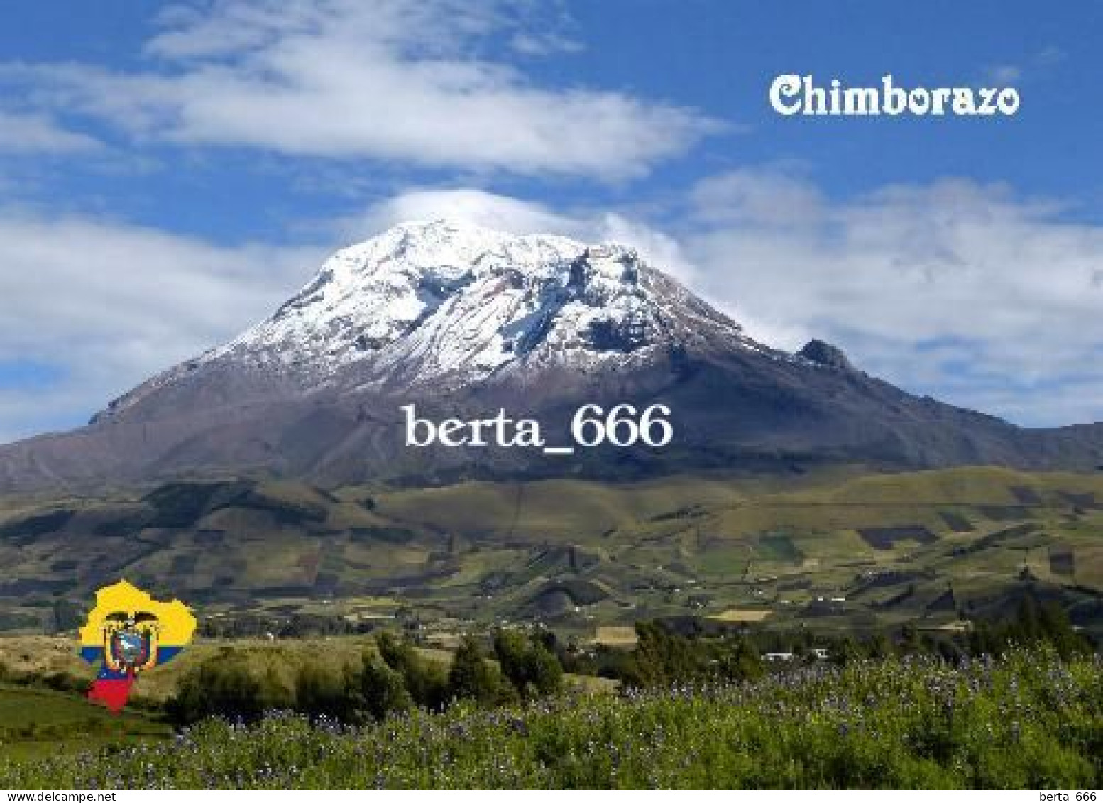 Ecuador Chimborazo Volcano New Postcard - Equateur