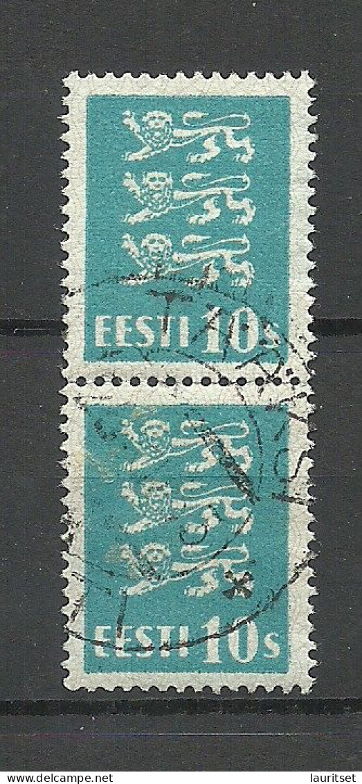 Estland Estonia 1935 O TÄÄKSI Michel 79 As Pair - Estonia