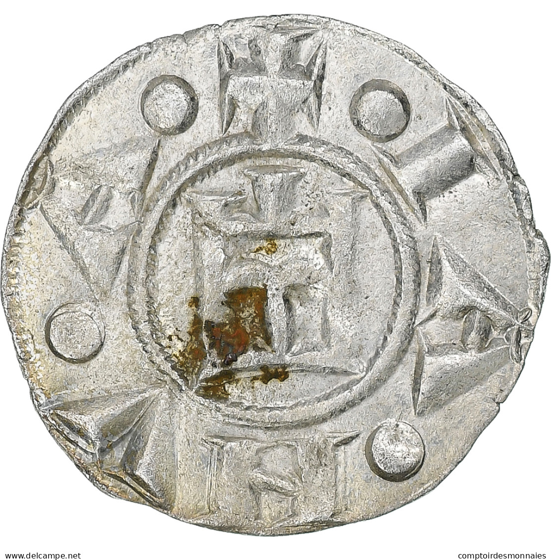 États Italiens, Republic Of Genoa, Denaro, 1139-1339, Genoa, Billon, TTB+ - Genes
