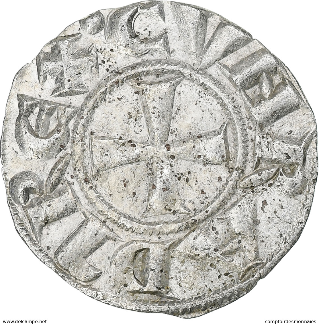 États Italiens, Republic Of Genoa, Denaro, 1139-1339, Genoa, Billon, TTB+ - Genova