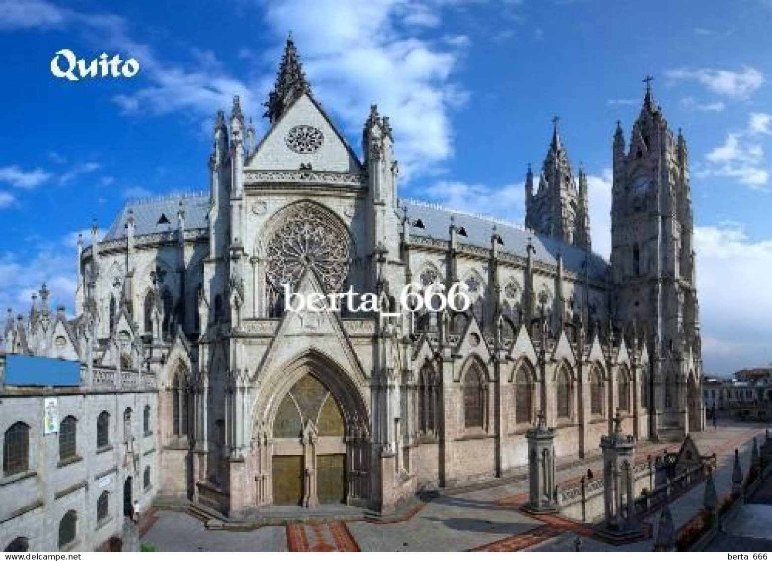 Ecuador Quito National Vow Basilica New Postcard - Equateur