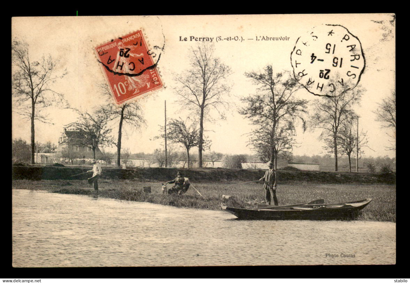 78 - LE PERRAY - L'ABREUVOIR - PECHE A LA LIGNE - Le Perray En Yvelines