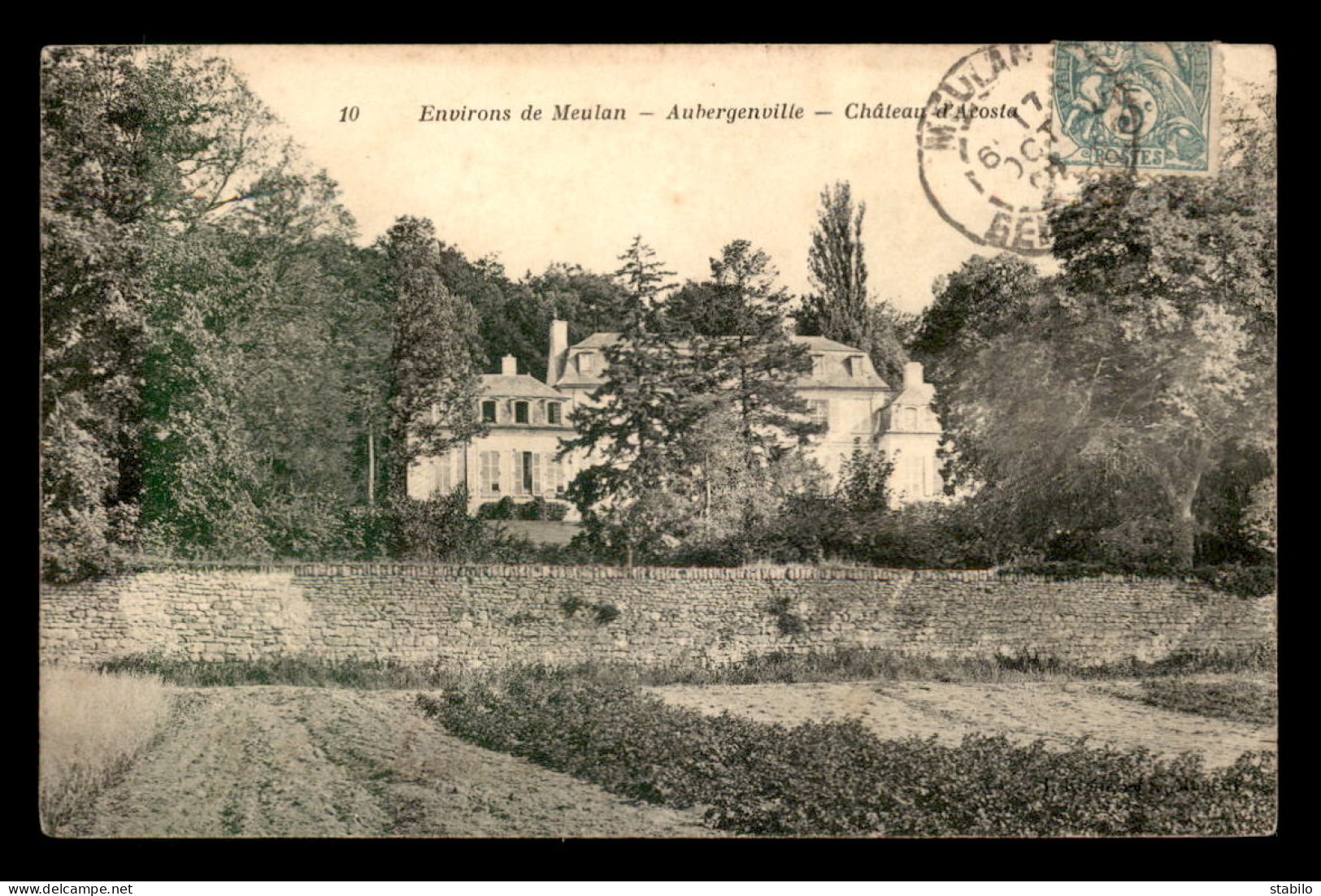 78 - AUBERGENVILLE - CHATEAU D'ACOSTA - Aubergenville