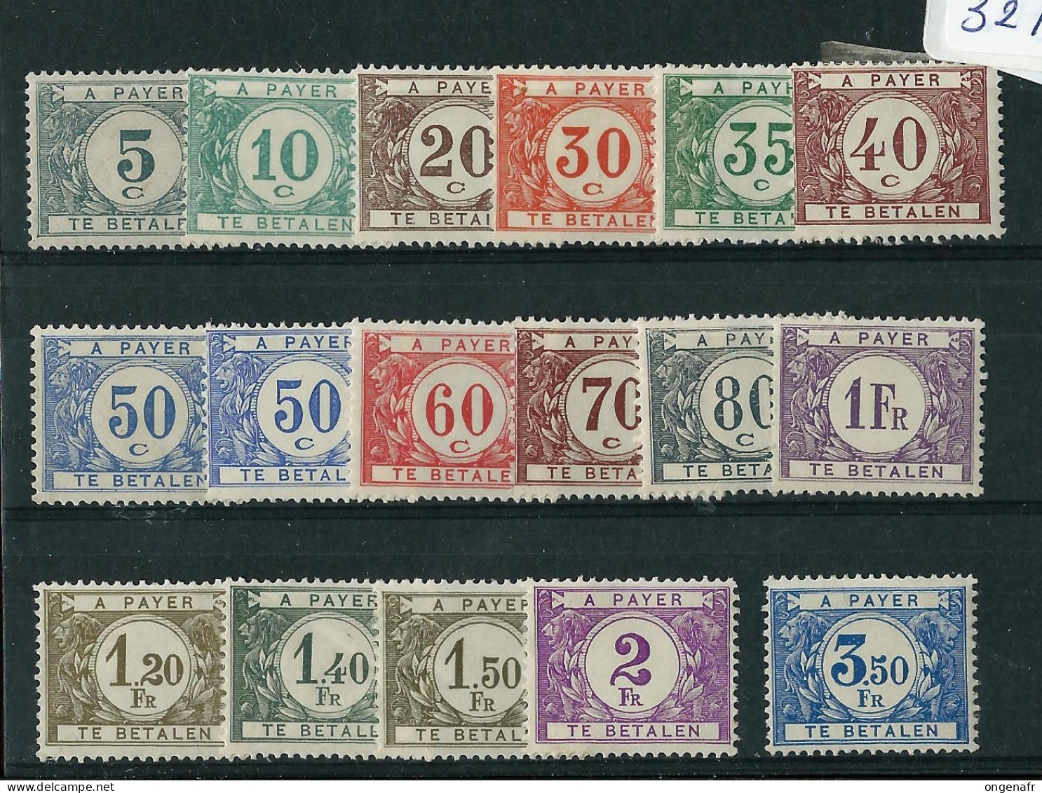 TX 32/48  ( * ) Avec Charnière - Postzegels
