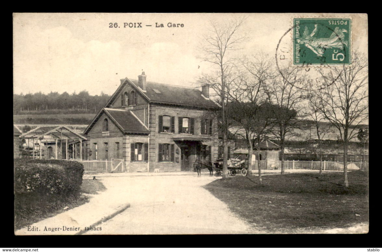 80 - POIX - LA GARE - Poix-de-Picardie