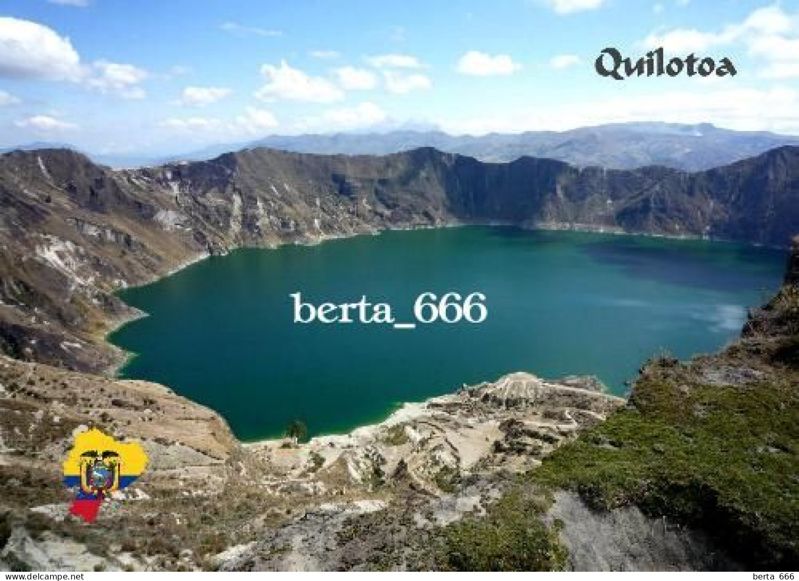 Ecuador Quilotoa Lake New Postcard - Equateur