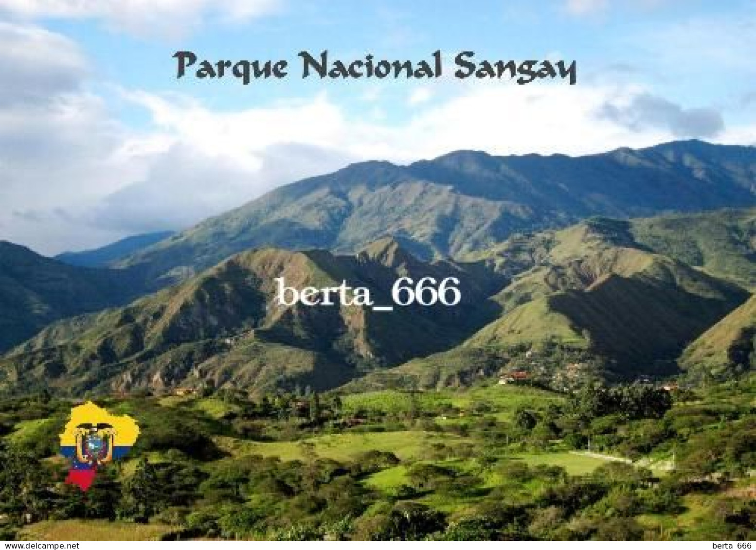 Ecuador Sangay National Park UNESCO New Postcard - Ecuador