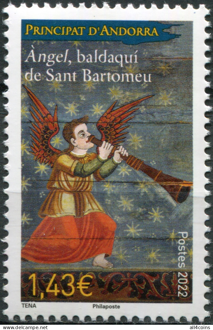 Andorra [Fr.] 2022. Christmas (MNH OG) Stamp - Ungebraucht