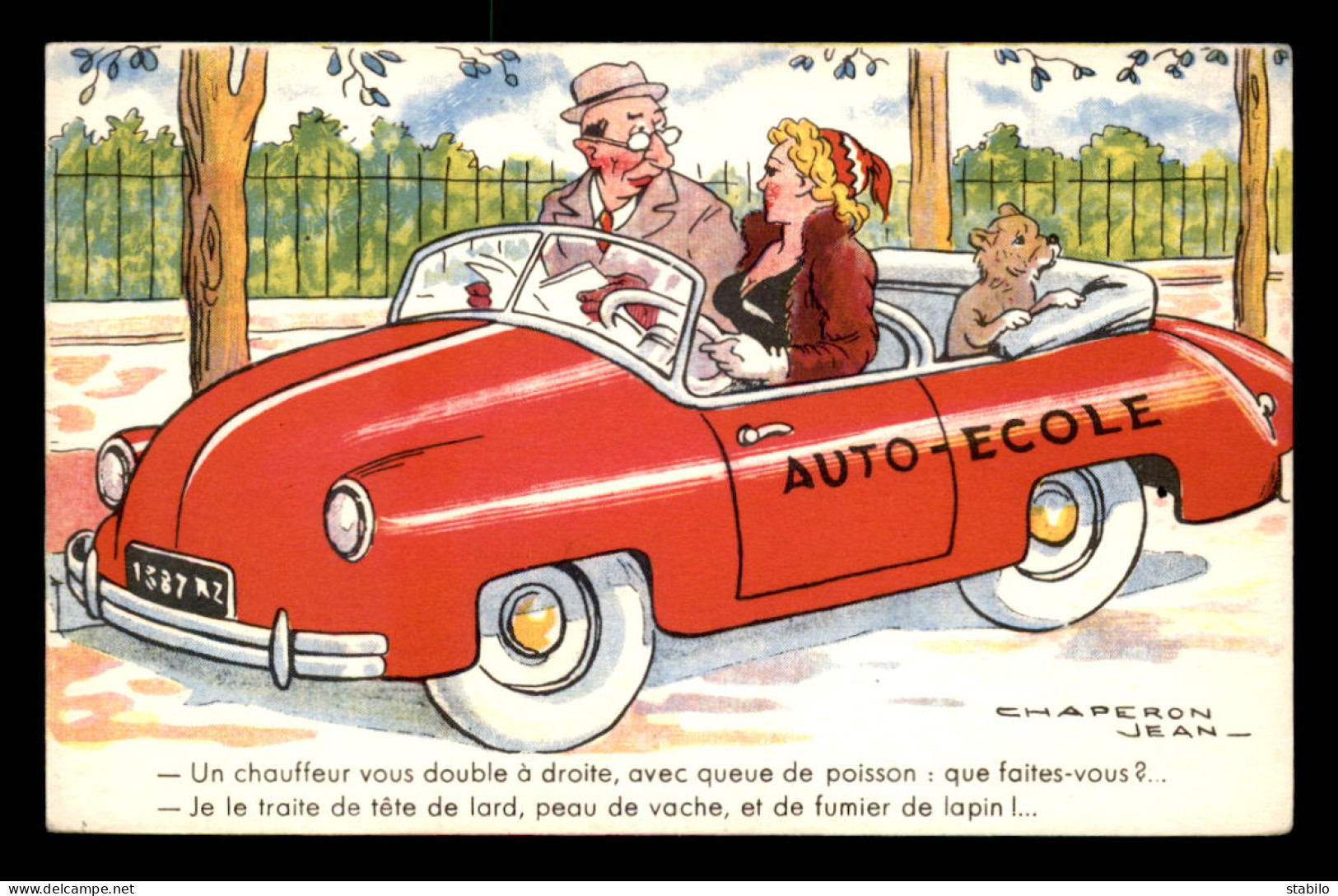 ILLUSTRATEURS - JEAN CHAPERON - AUTO-ECOLE - Chaperon, Jean