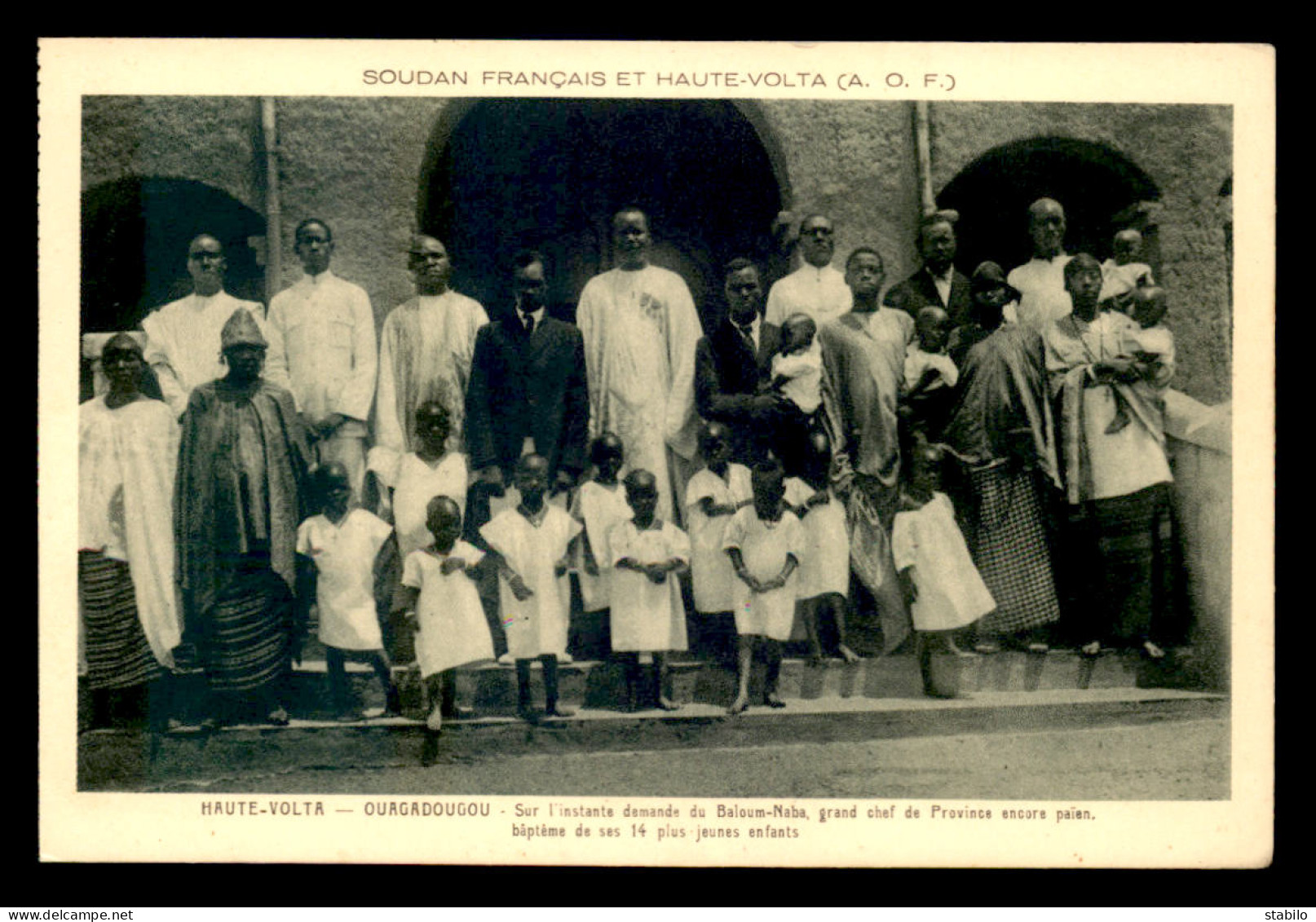 MISSIONS - BURKINA FASO - OURGADOUGOU - BAPTEME D'ENFANTS - Missions