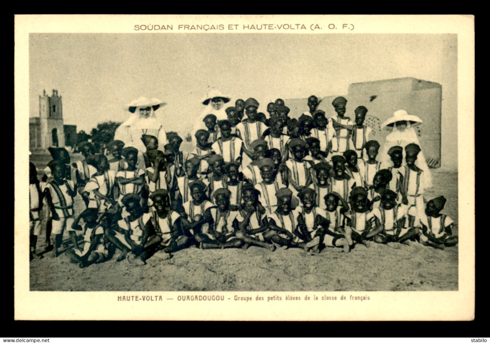 MISSIONS - BURKINA FASO - OUAGADOUGOU - ELEVES DE LA CLASSE DE FRANCAIS - Missions