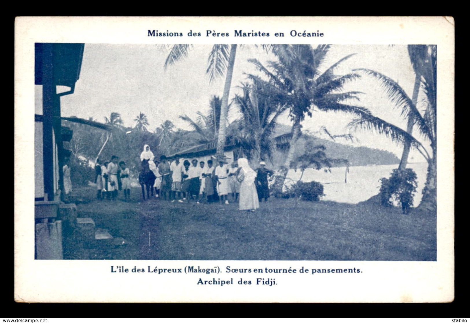 MISSIONS - OCEANIE - ARCHIPEL DES FIDJI - ILE DES LEPREUX, MAKOGAI - SOEURS EN TOURNEE DE PANSEMENTS - Missions