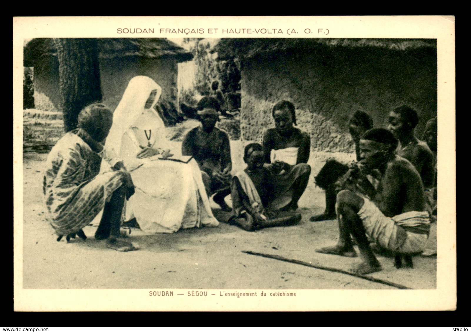 MISSIONS - SOEURS DE N-D D'AFRIQUE ST-CHARLES LYON (RHONE) - MALI - SEGOU - L'ENSEIGNEMENT DU CATECHISME - Missionen