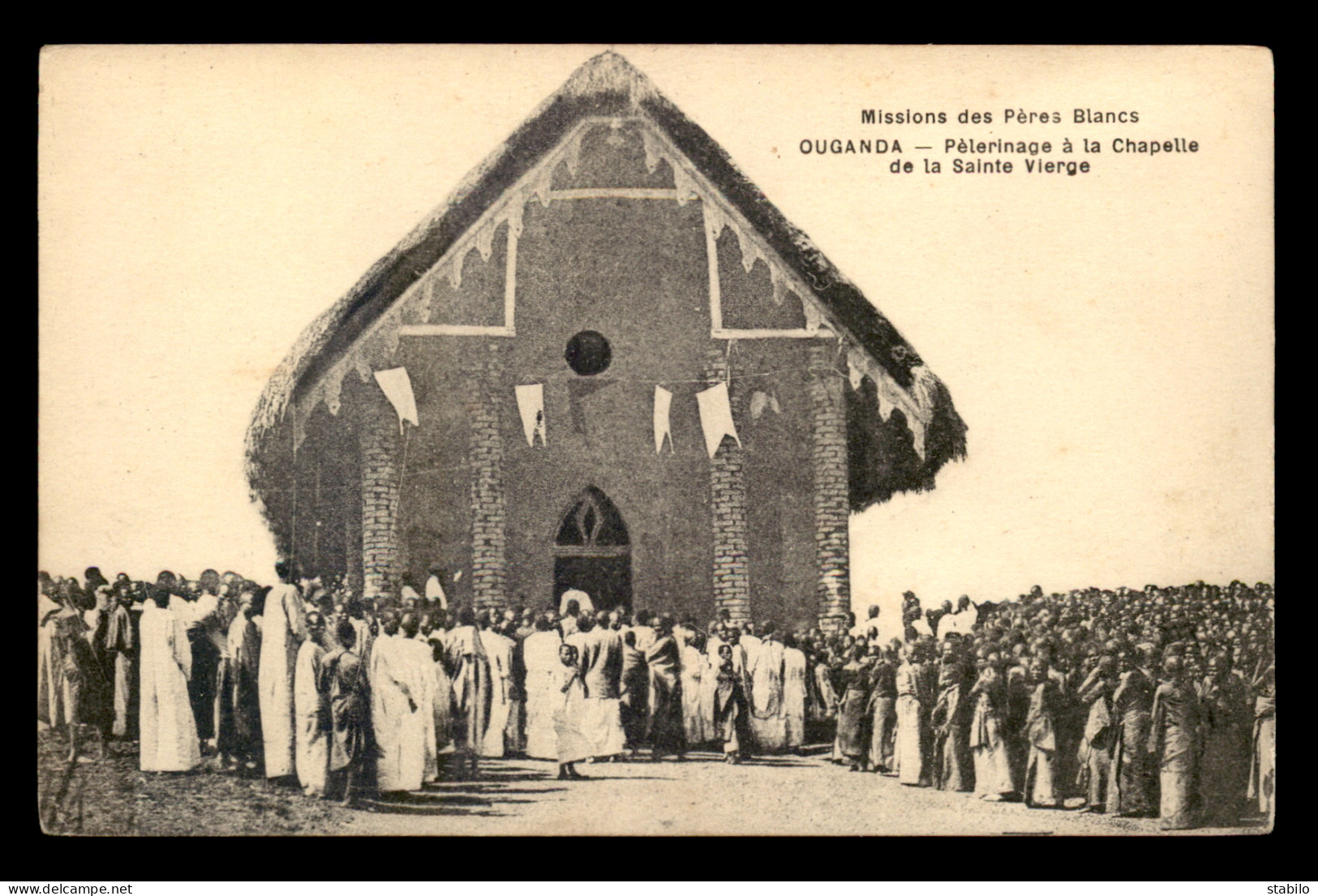 MISSIONS - PERES BLANCS - OUGANDA - PELERINAGE A LA CHAPELLE DE LA STE VIERGE - Missioni