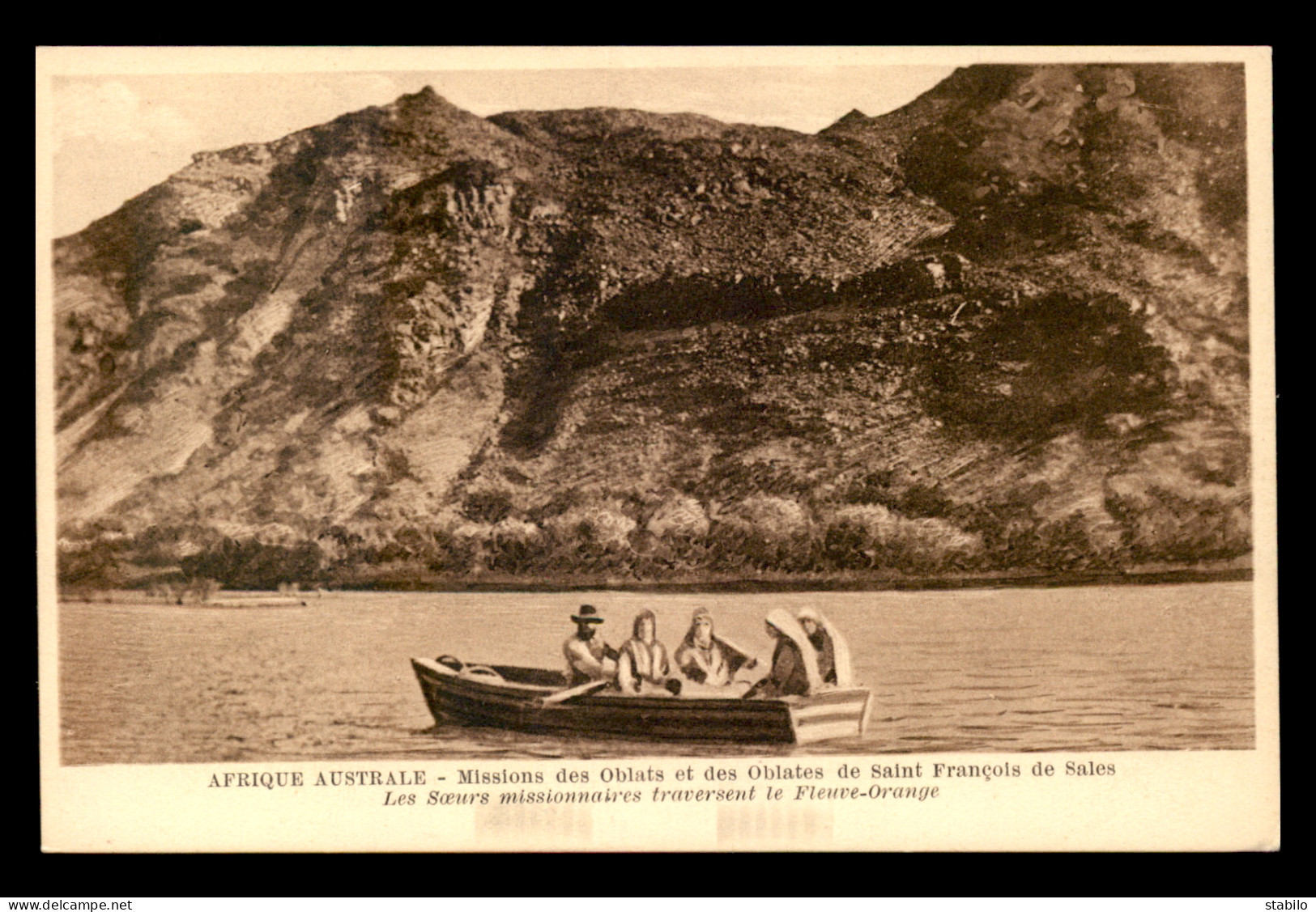 MISSIONS - OBLATS DE ST-FRANCOIS DE SALES - AFRIQUE DU SUD - SOEURS MISSIONNAIRES SUR LE FLEUVE ORANGE - Missioni