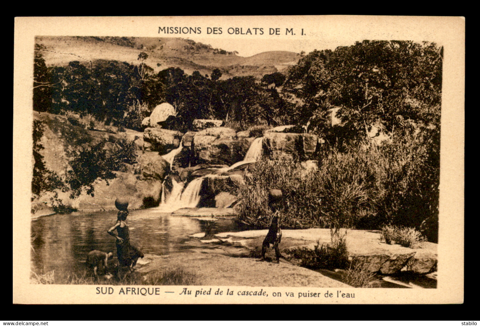 MISSIONS - OBLATS DE MARIE-IMMACULEE - AFRIQUE DU SUD - RECOLTE DE L'EAU - Missioni