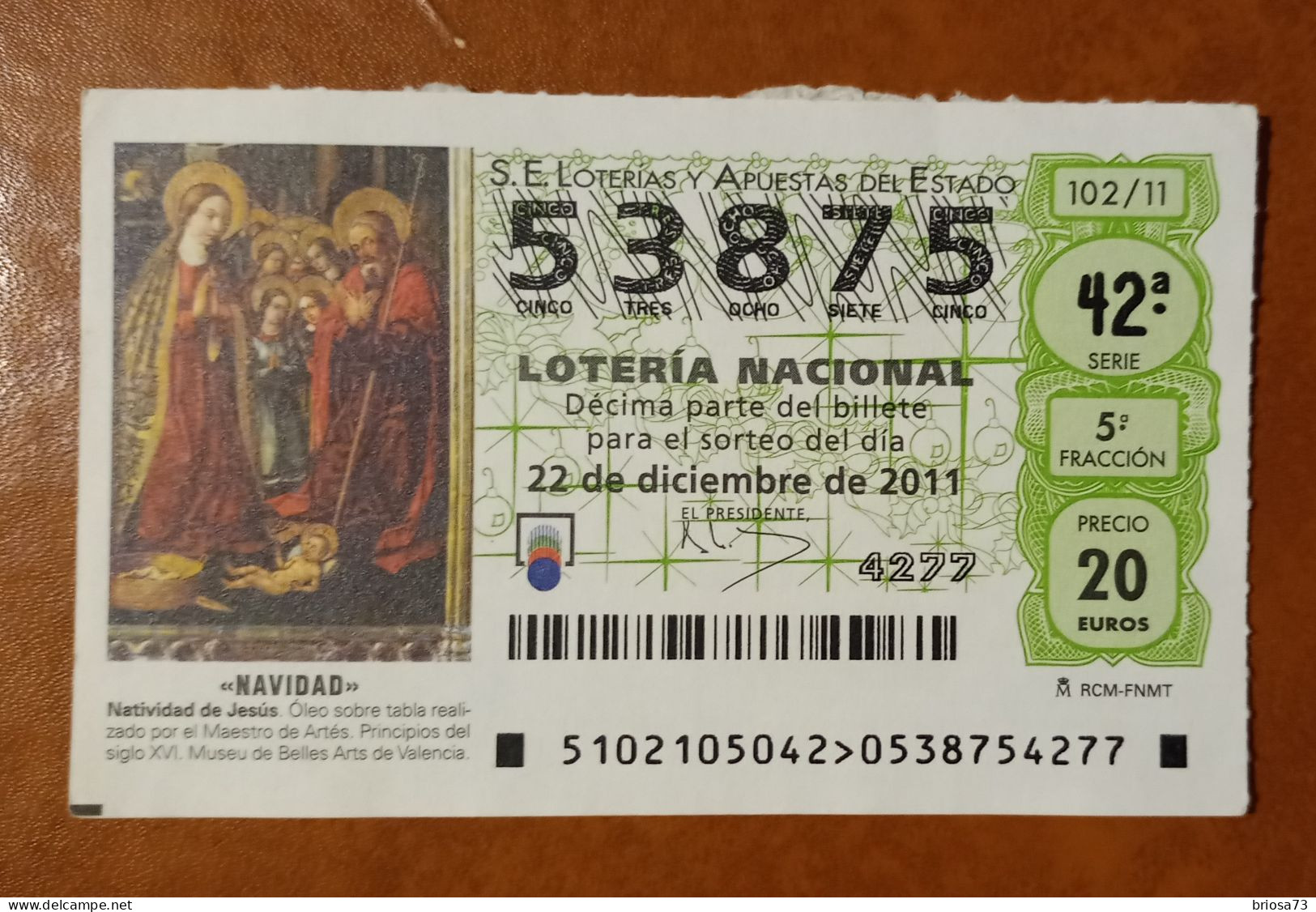 Loterie Nacional España .Navidad - Lottery Tickets