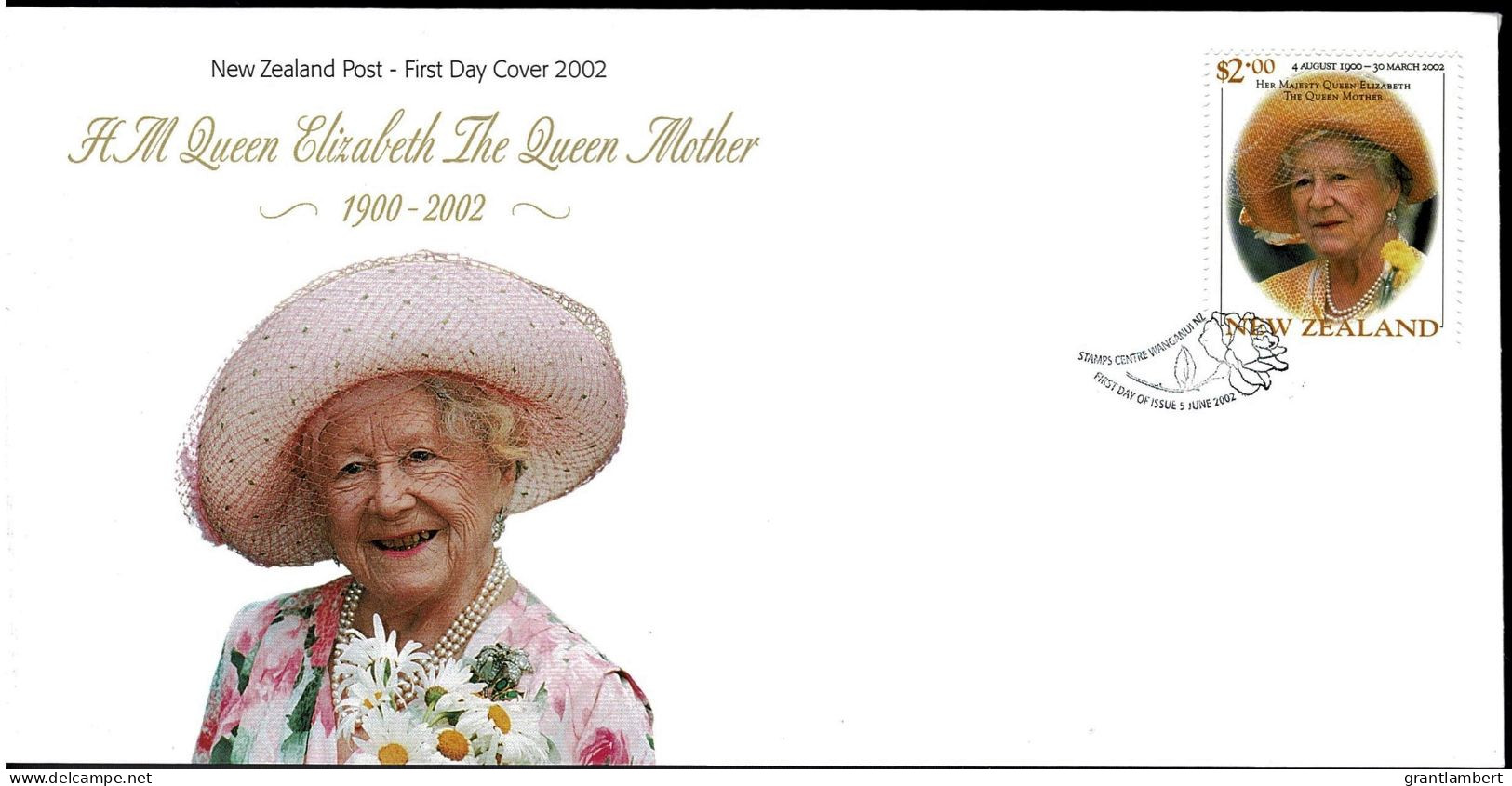 New Zealand 2002 Queen Elizabeth The Queen Mother FDC - FDC