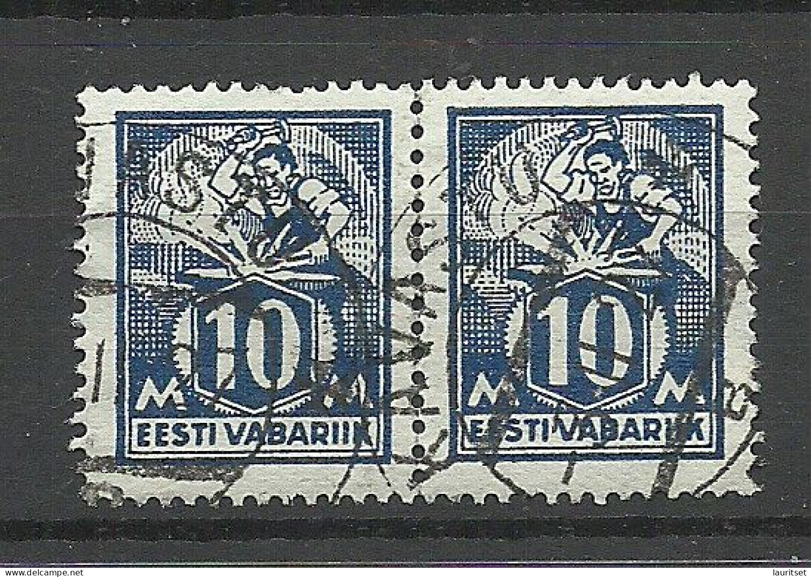 Estland Estonia 1927 O KAVASTU Michel 39 A As Pair - Estonia