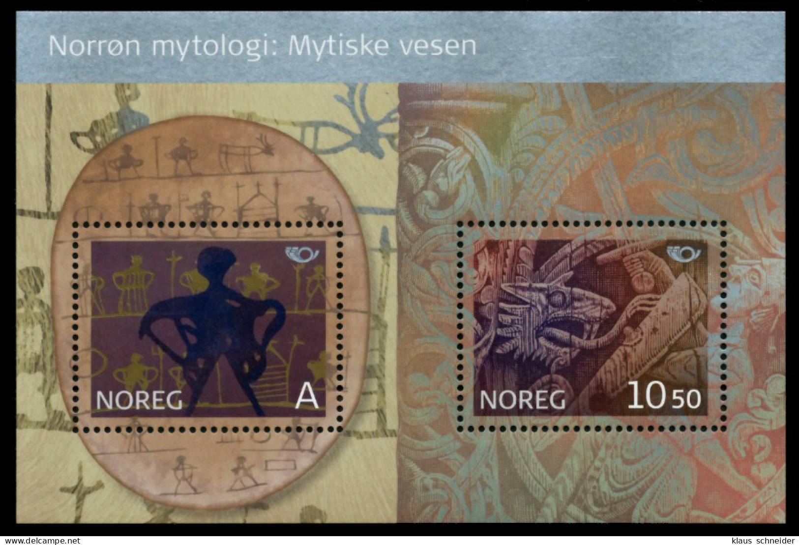 NORWEGEN Block 30 Postfrisch S0339A6 - Hojas Bloque