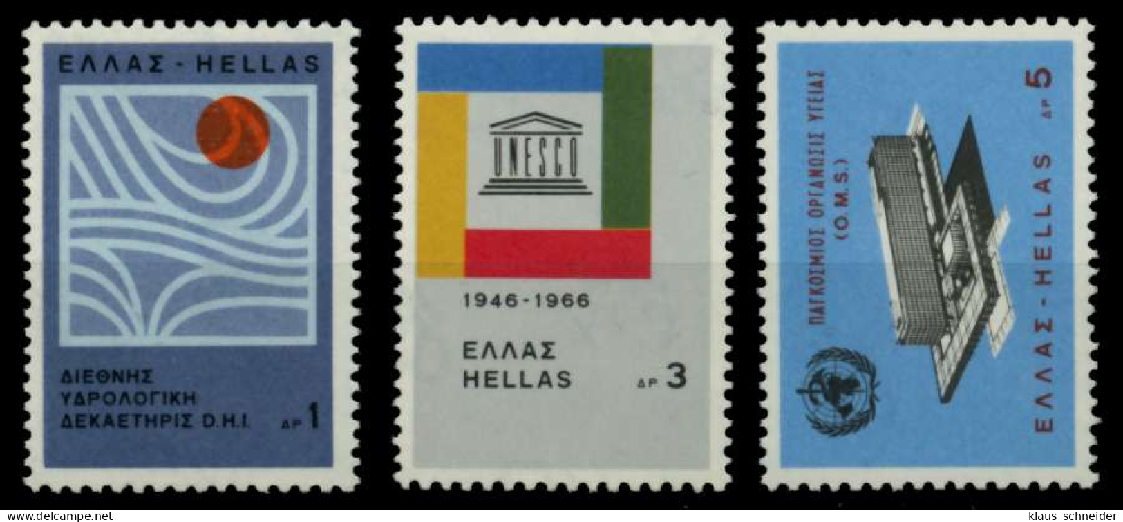 GRIECHENLAND Nr 909-911 Postfrisch X91E836 - Unused Stamps