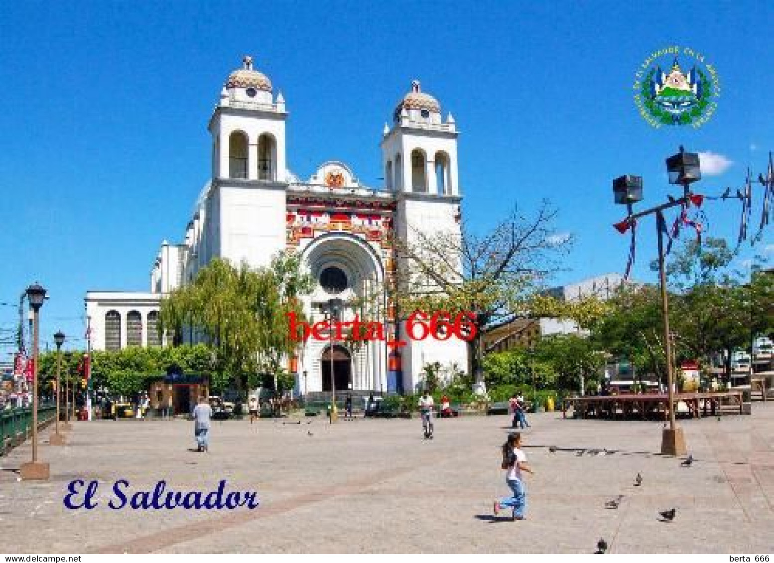 El Salvador San Salvador Cathedral New Postcard - El Salvador