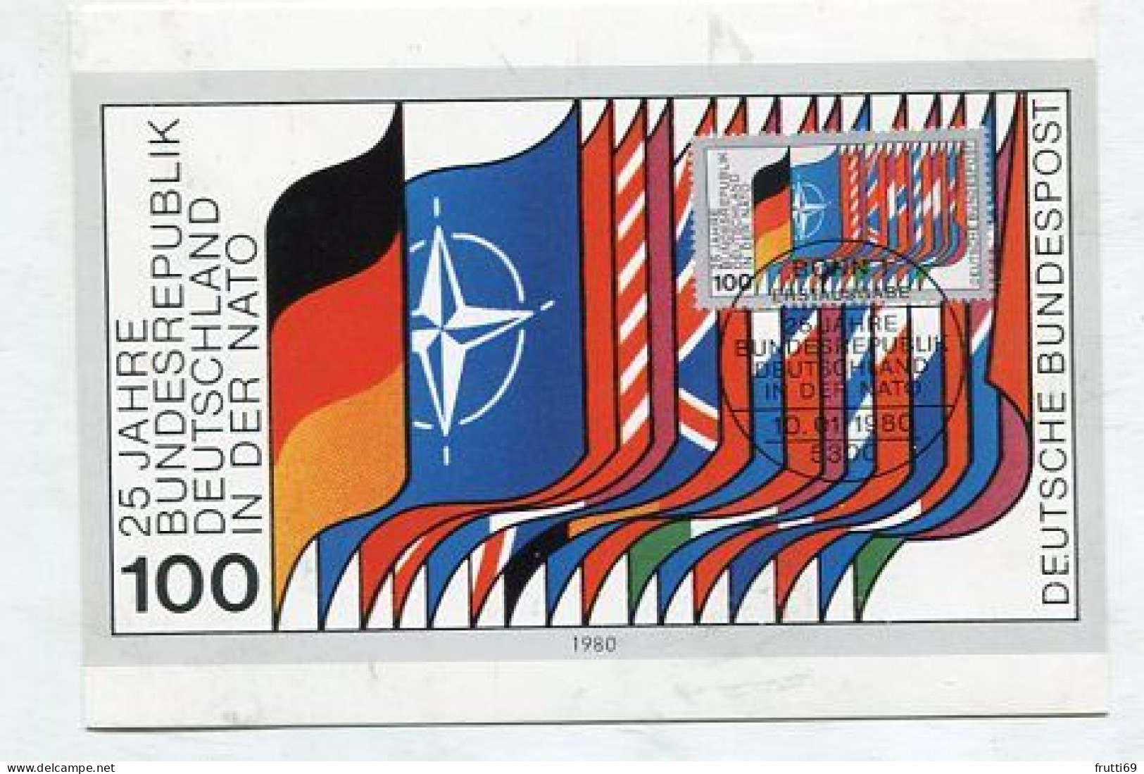 MC 211834 GERMANY - 1980 - 25 Jahre Bundesrepublik Deutschland In Der NATO - 1961-1980