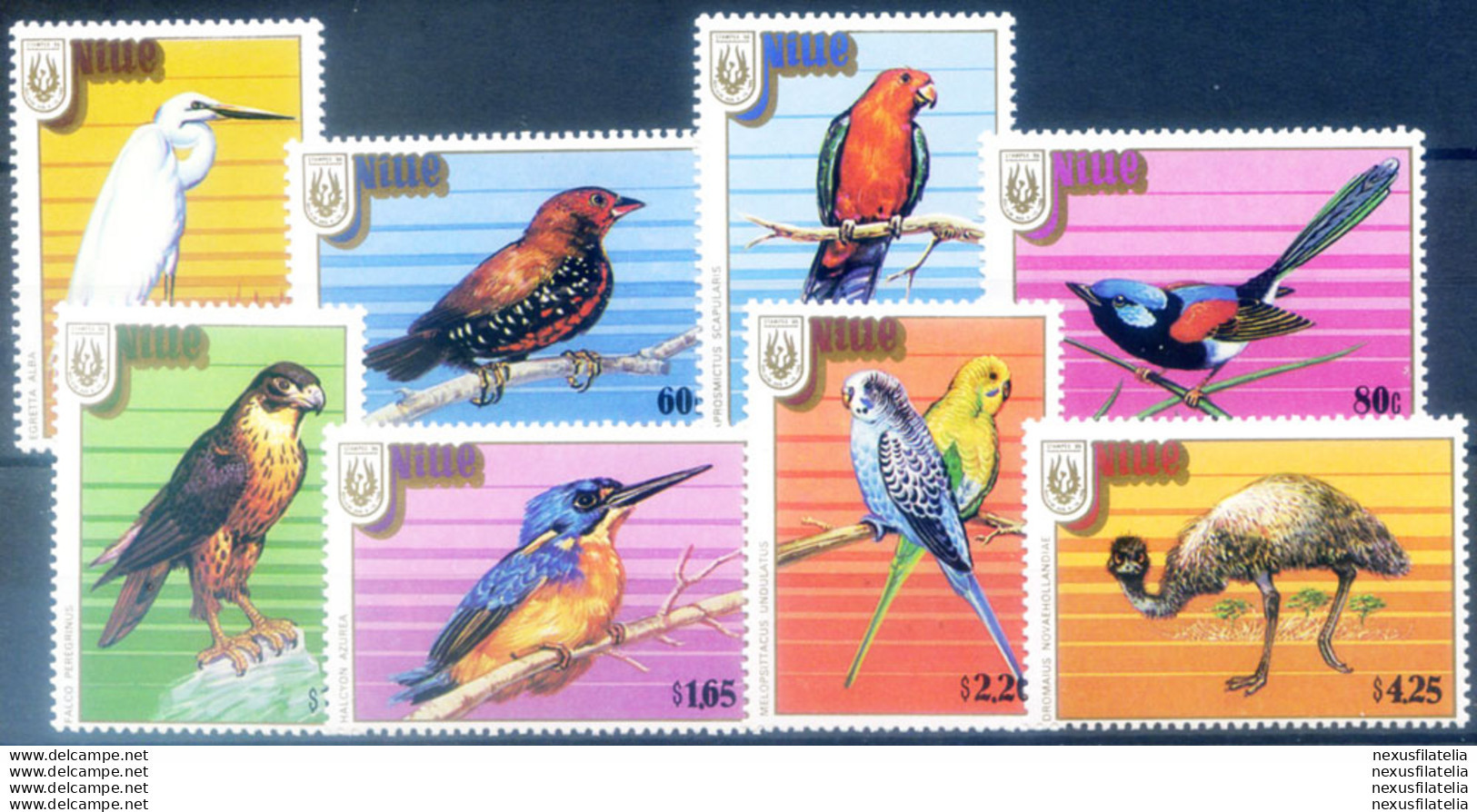Definitiva. Fauna. Uccelli 1986. - Niue